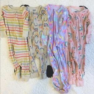 Bundle of girls old navy/children’s place pajamas 12-18 months